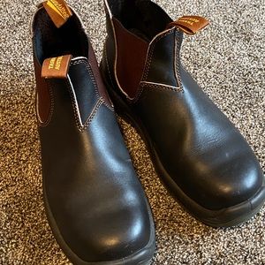 Blundstone mens USA 9, steel toe